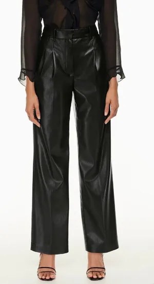Aritzia Wilfred Effortless Pants leather  thumbnail 1