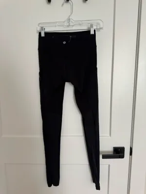 Lululemon black leggings size 2 thumbnail 3