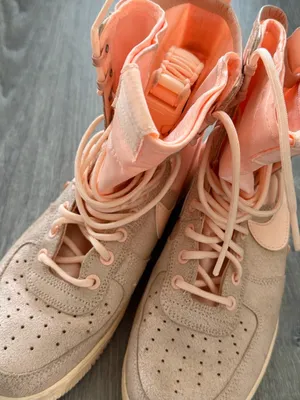 Nike SF Air Force 1 High Peach Pink Tan Women’s 9.5 Sneakers thumbnail 7