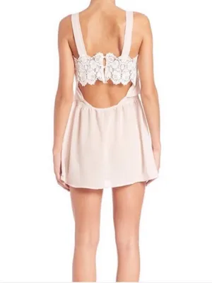 For Love & Lemons Pink Lace Mini Dress Size Small Romantic Coquette thumbnail 4