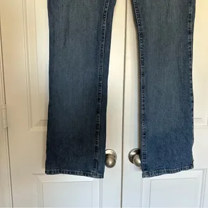 Wrangler Cash Waist Bootcut Blue Riding Jeans Womens‎ Sz 15/16 × 34 Cowgirl Cut thumbnail 7