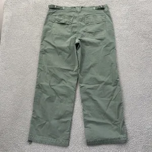 American Eagle Stovepipe Utility Pants Green Gorpcore Wide Leg Women's 16 x 30 thumbnail 3