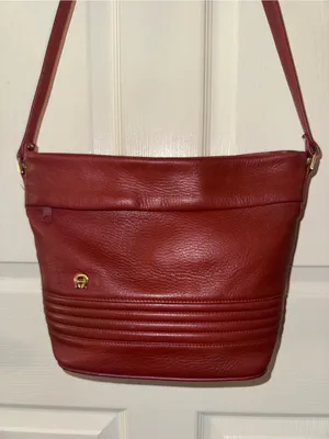 Vintage Etienne Aigner Brown Leather Crossbody Bag made in Korea thumbnail 1