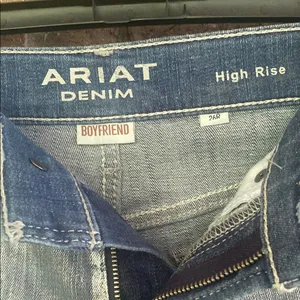 Ariat Women's Metallic Jean Shorts thumbnail 2