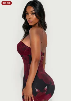 Courtney Mesh Lace Mini Dress thumbnail 5