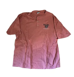 Vintage Bite Me Gatlinburg Tennessee XL Cal Cru Henley Polo Shirt Made USA thumbnail 1