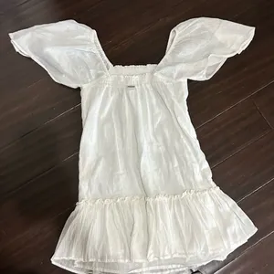 Billabong Ivory Ruffle Coastal Cowgirl Mini Dress Small thumbnail 8