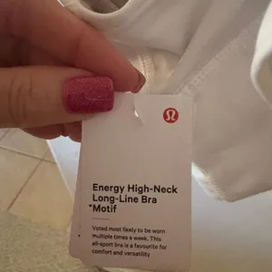 Lululemon Energy High-Neck Longline Bra *Medium Support, B–D Cups. SZ 12 NWT thumbnail 8