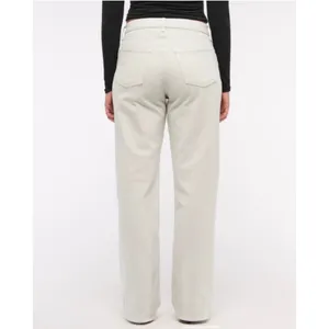 Abercrombie & Fitch The Baggy Low Rise Beige Jeans Women's 27/4R‎ thumbnail 4