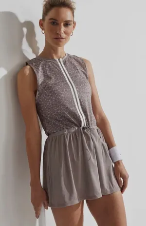 VARLEY Lagoda Tennis Dress Tan Size‎ Medium thumbnail 1