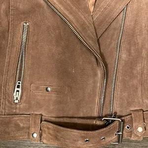 Blank NYC Suede Moto Jacket 100% Leather thumbnail 5