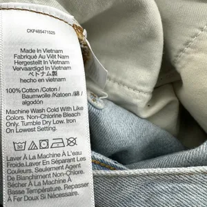 Madewell The Perfect Vintage Wide-Leg Crop Jeans Denim High Waisted Blue 33 NWT thumbnail 6