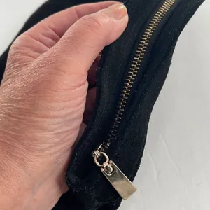 Mossimo suede boho fringe tassel Top zipper clutch thumbnail 8