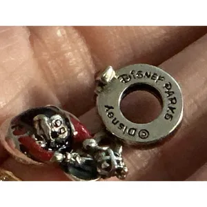 Pandora Disney Parks Minnie Mouse Dangle Charm S925 ALE Sterling Silver thumbnail 3