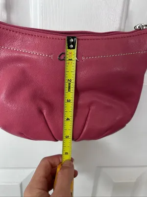 Coach Ashley Pleated Crossbody Swingpack Watermelon Light Blush Handbag thumbnail 9