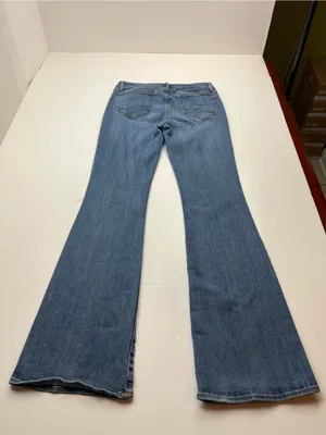 Driftwood Rosie Womens Blue Flare Denim Jeans Size‎ 27 Boho Bohemian Pockets thumbnail 11