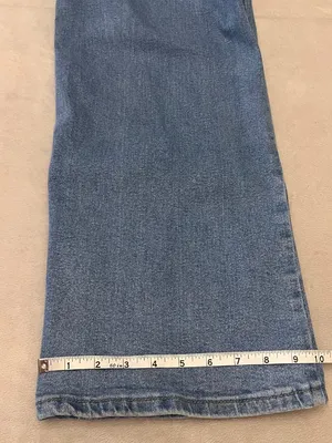 Akira Women's Wide Leg Jeans Size 31 Blue Denim High Rise Casual thumbnail 10