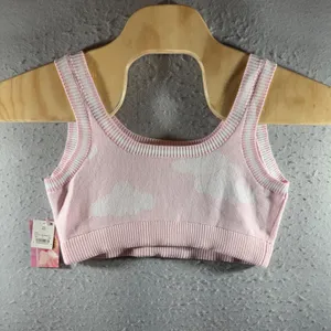1596 | NWT Megan Moroney Cloud 9 Pink‎ Knit Lounge Set Shorts XXL thumbnail 3