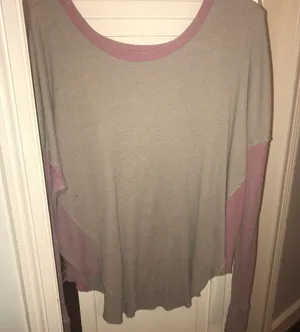 Free people waffle shirt thumbnail 1