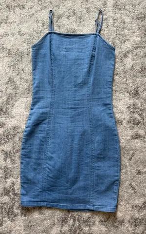 Iris Denim mini dress thumbnail 1