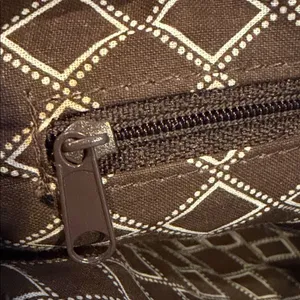 Croft & Barrow Brown Teal Quilted Floral Shoulder Bag Small thumbnail 6