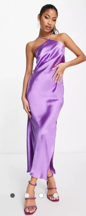 ASOS Purple Maxi/MIDI Dress thumbnail 1