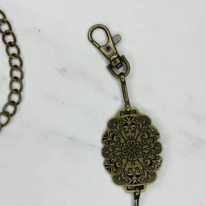 Floral Filigree Bronze Gold Tone Chain Belt OS ✨ thumbnail 3