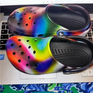 Crocs Classic Solarized Unisex Clog Multicolor Size Women 6 thumbnail 5