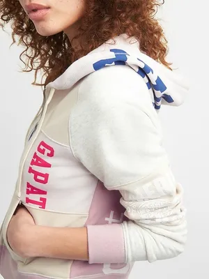 GAP Logo Remix Zip Up Hoodie thumbnail 3