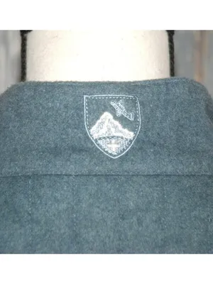 Vampire 1950 Wool Ski Vest 46 Blue Made Italy Wool Apres Ski Authier thumbnail 10
