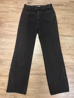Madewell The Cleo Straight Jeans 26 Fits 28x29 Black Rinse $148 thumbnail 2