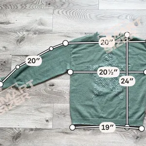Democracy Space Dye Star Sweater Top Green Blouson Sleeve Ethereal Indie‎ Twee thumbnail 6
