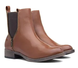 Rocket dog Camilla brown boots Chelsea biker Size 8.5. B84‎ thumbnail 1