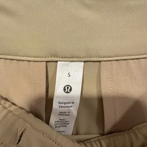 Tan lululemon wide leg‎ pull on dress pants thumbnail 2