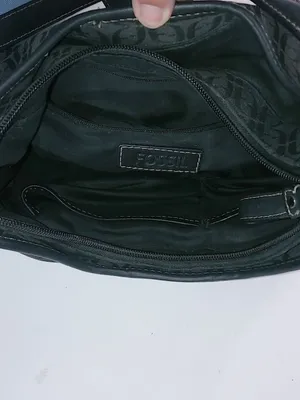 Fossil Black Logo Shoulder Handbag thumbnail 3