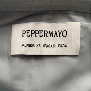 Peppermayo Dress Blue Mini Strapless thumbnail 4