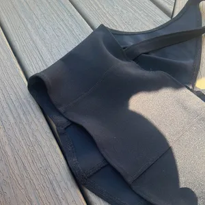 NWT ABERCROMBIE Black Corset Style Top thumbnail 5