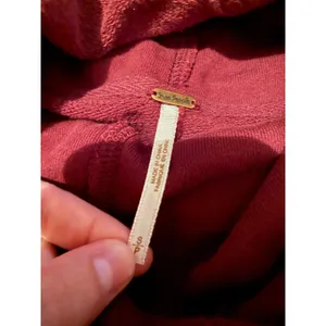 Free People Mock Neck Poncho‎ Sweatshirt Womens S Burgundy Oversized OB533959 thumbnail 5