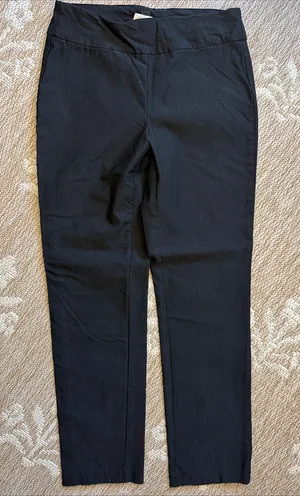 Tribal Black Stretch Straight-Leg Pants thumbnail 1