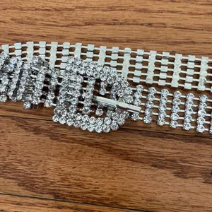 Rhinestone Belt Silver thumbnail 2
