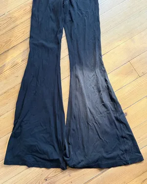 Aerie Offline Black High-Waist Flare Leggings thumbnail 1