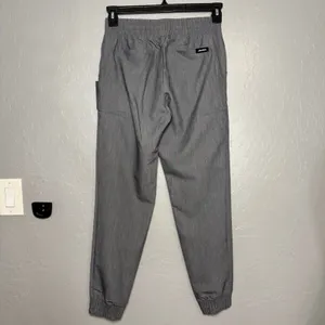 Jaanuu Jace Skinny 7-Pocket Scrub Jogger, Heather Grey, XS thumbnail 2