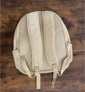 Corduroy Backpack in Beige Tan thumbnail 2