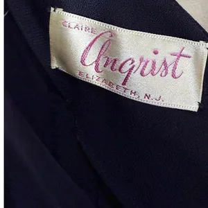 Claire Angrist Vintage Black Tiered Bow Cocktail Dress Sleeveless Scoop‎ Neck thumbnail 5