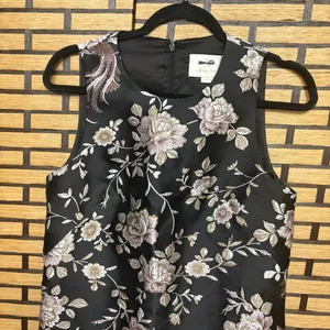 Kate Spade‎ Madison Avenue Pamella Chinoiserie Feather Hem Dress thumbnail 4