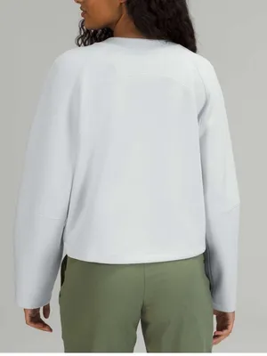Lululemon AirWrap Modal Crew Long Sleeve Top, Alpine White, Size 16 thumbnail 4