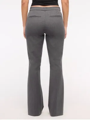 NWT Abercrombie curve love low rise stretch slim boot trouser pants dark gray 31 thumbnail 2