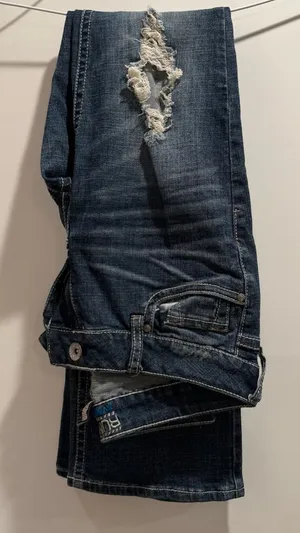 Refuge Runway‎ Everyday Boot Women's Low Rise Stretch Faded Blue Jeans Size 8L thumbnail 1
