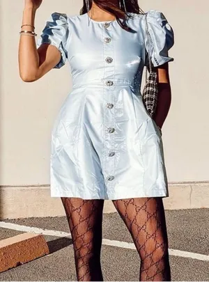 weworewhat Rhinestone Mini dress thumbnail 1