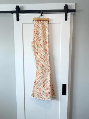 Show Me Your Mumu Belmont Pull On Trousers Paisley L NWT thumbnail 4